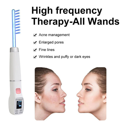 Darsonval High Frequency Facial Machine – 6-in-1 | Anti-Acne, Wrinkle Reduction & Skin Rejuvenation