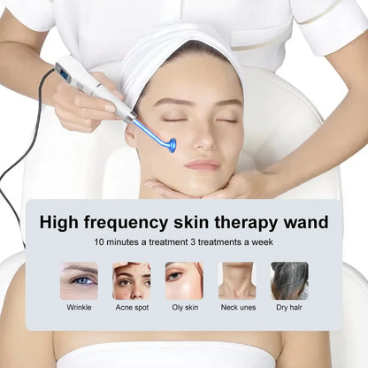 Darsonval High Frequency Facial Machine – 6-in-1 | Anti-Acne, Wrinkle Reduction & Skin Rejuvenation