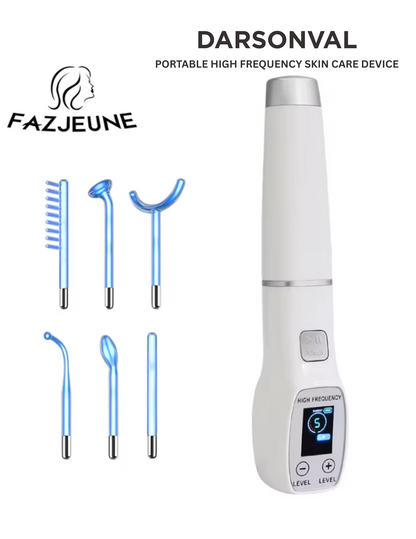 Darsonval High Frequency Facial Machine – 6-in-1 | Anti-Acne, Wrinkle Reduction & Skin Rejuvenation